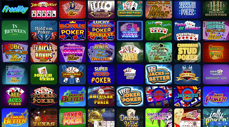 1win video poker