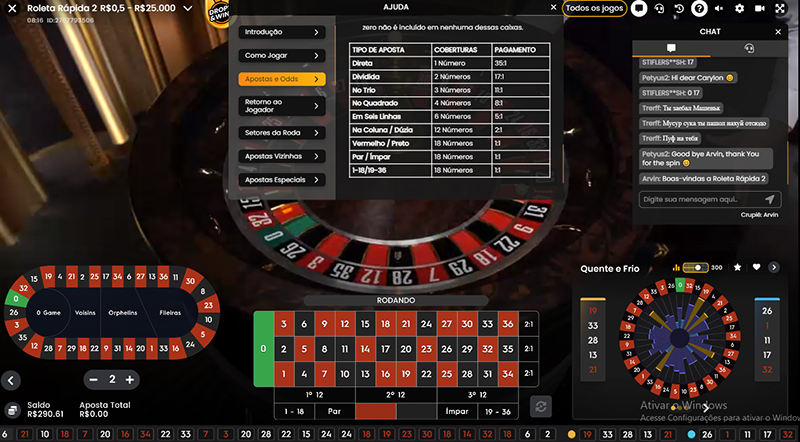 tipos de apostas 1win roleta online